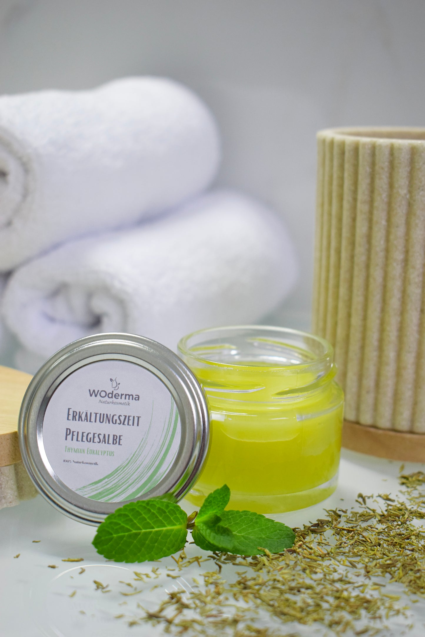 Pflegesalbe "Erkältungszeit" mit BIO Kräuterextrakten - Wild Origins