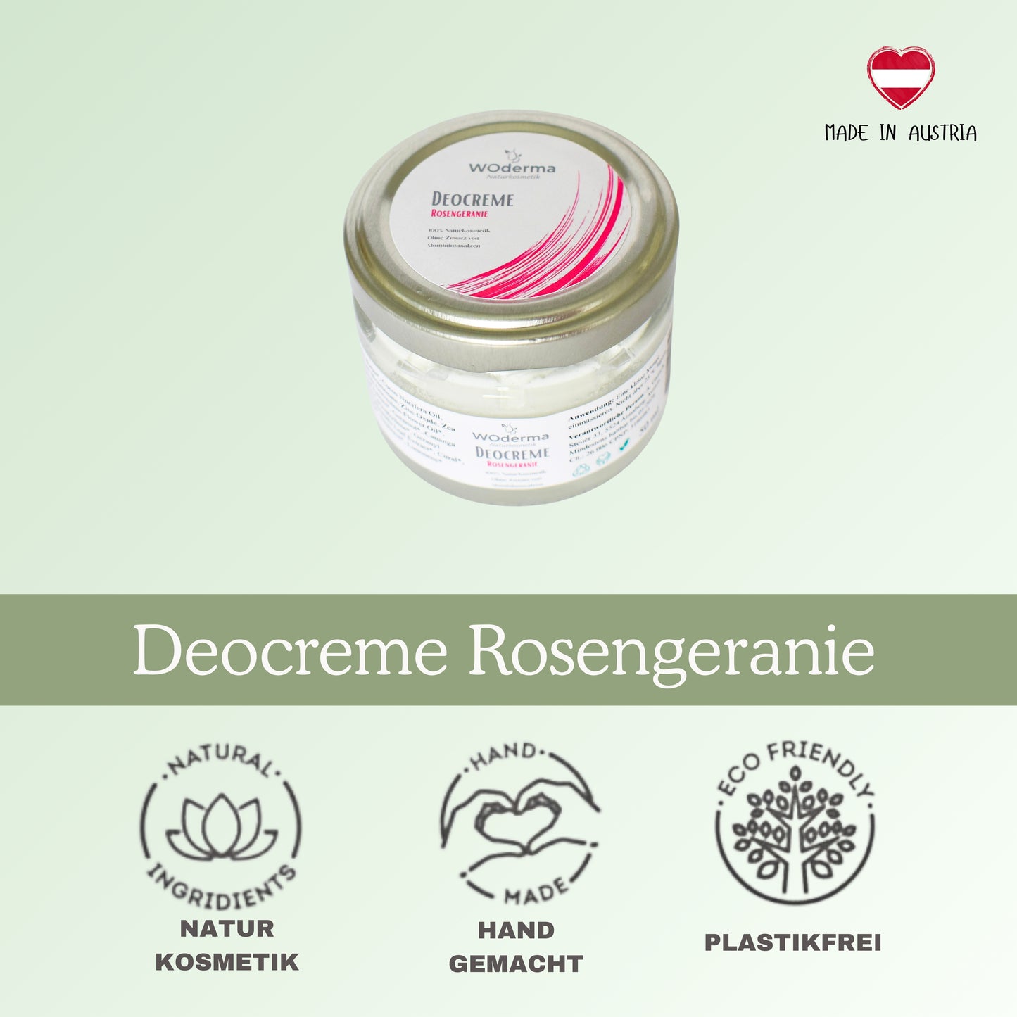 Deocreme mit BIO Rosengeranieöl - Wild Origins
