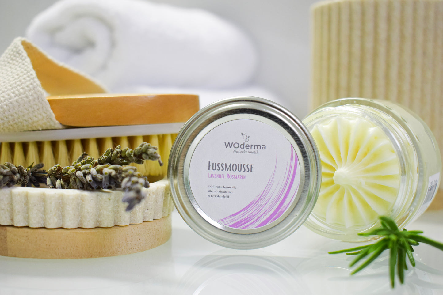Fußmousse mit BIO Lavendel- und BIO Rosmarinöl - Wild Origins