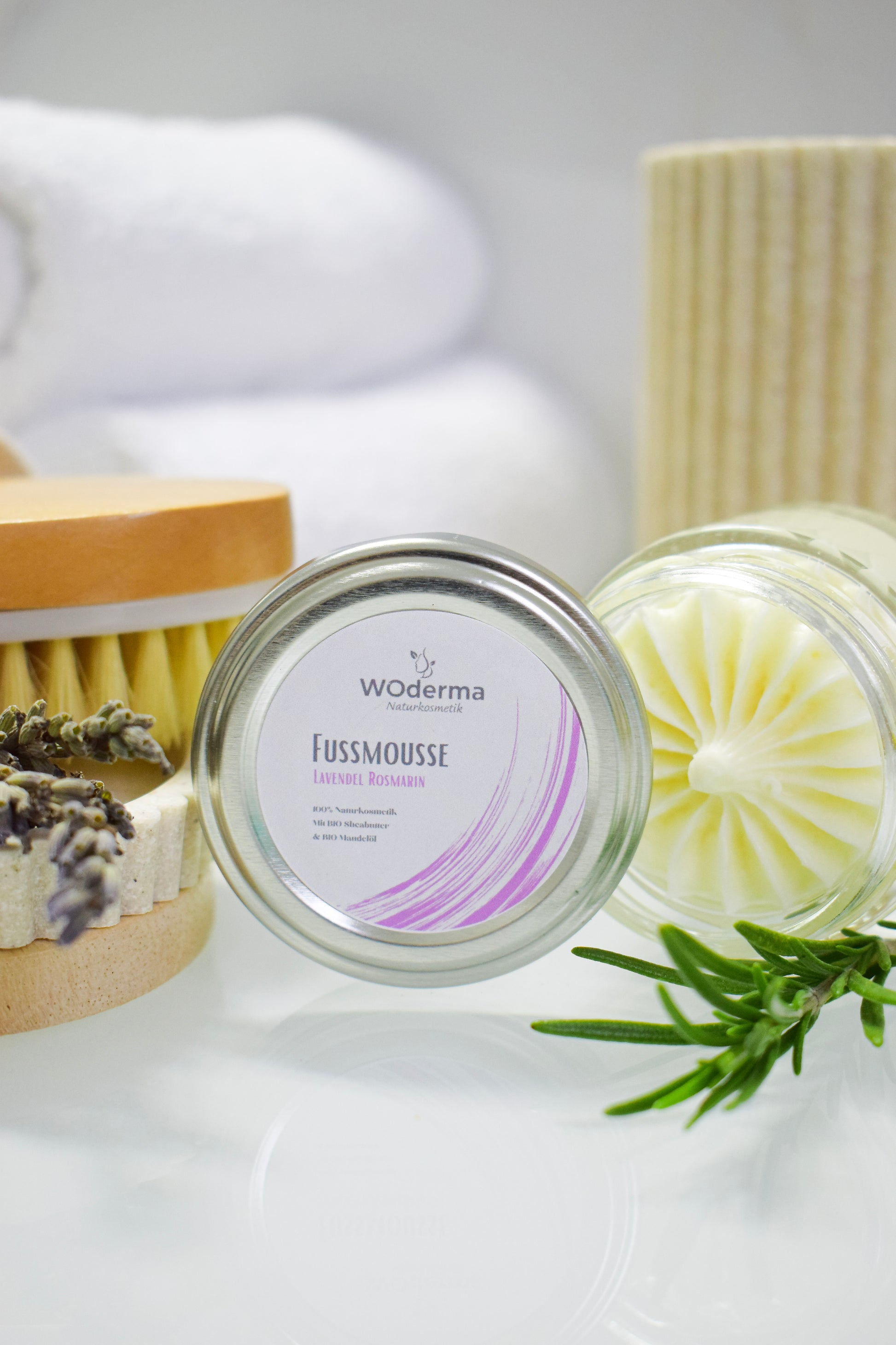 Fußmousse mit BIO Lavendel- und BIO Rosmarinöl - Wild Origins
