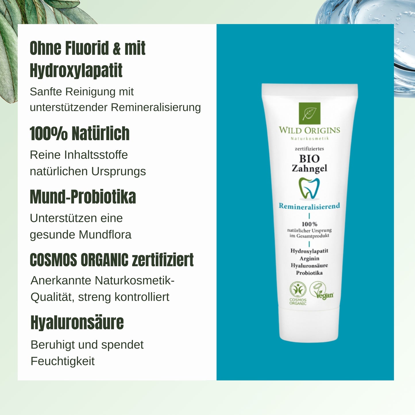 Bio Zahngel Fluoridfrei & Natürlich - Wild Origins