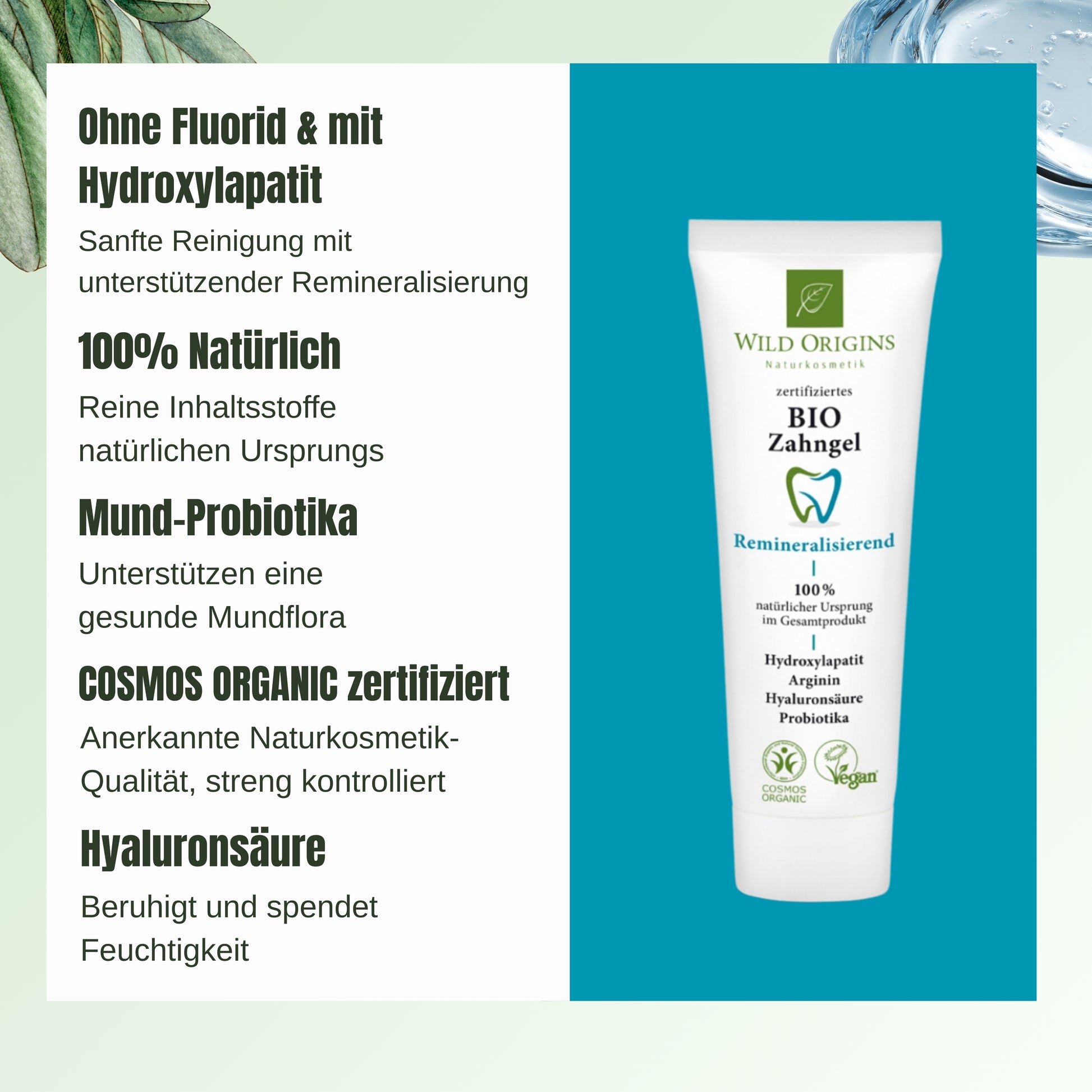 Bio Zahngel Fluoridfrei & Natürlich - Wild Origins