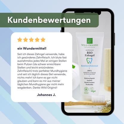 Bio Zahngel Fluoridfrei & Natürlich - Wild Origins