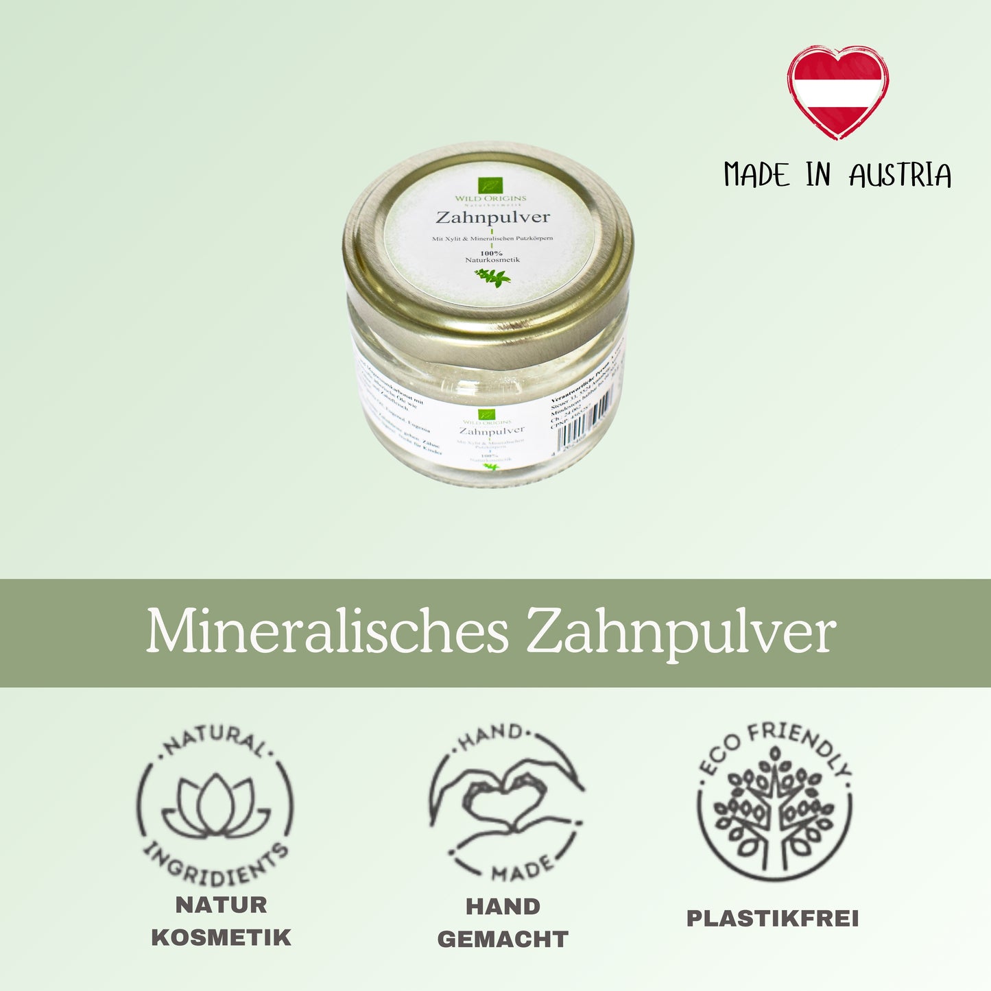 Mineralisches Zahnpulver - Wild Origins