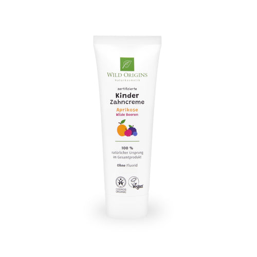 Bio Kinder-Zahncreme ohne Fluorid