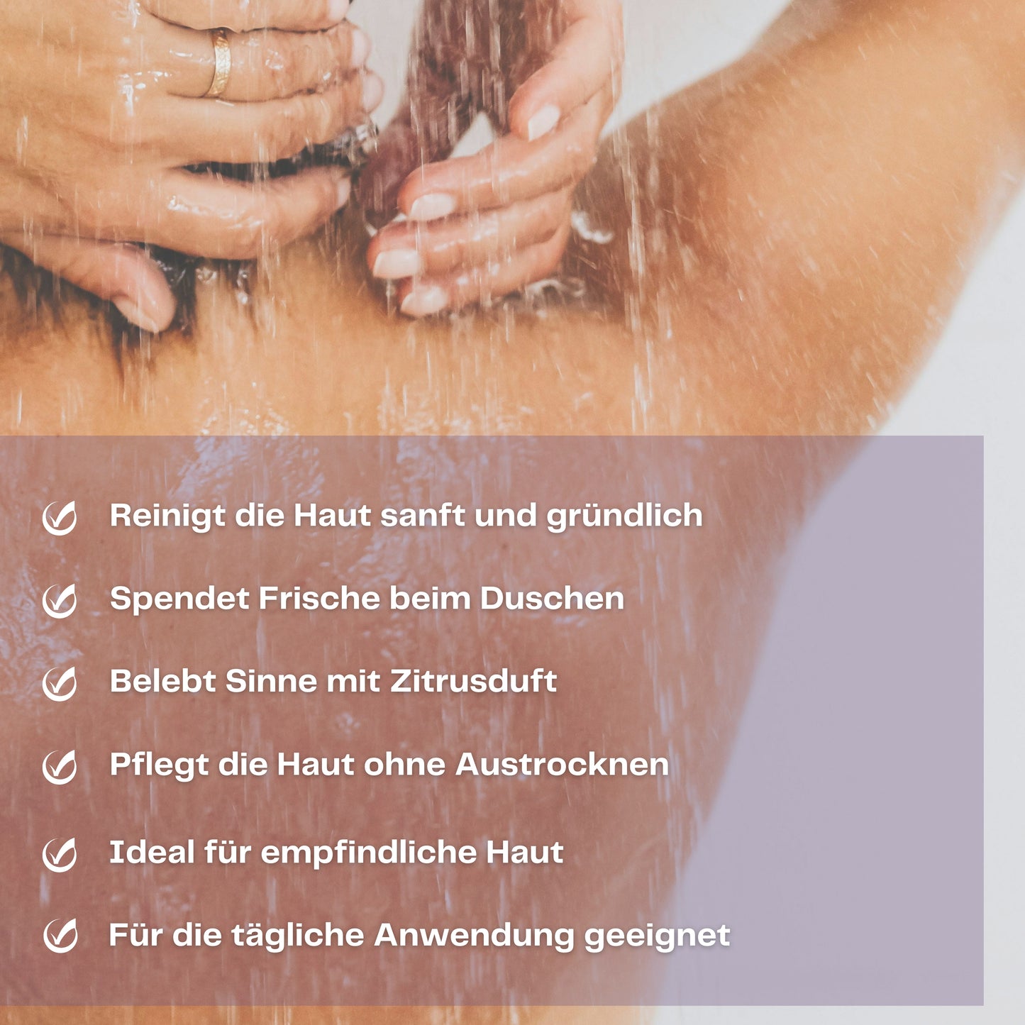 Duschseife mit BIO Lemongrass- und BIO Lavendelöl - Wild Origins