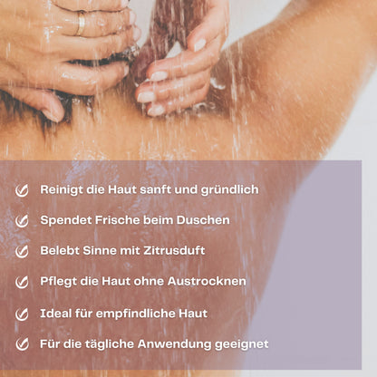 Duschseife mit BIO Lemongrass- und BIO Lavendelöl - Wild Origins