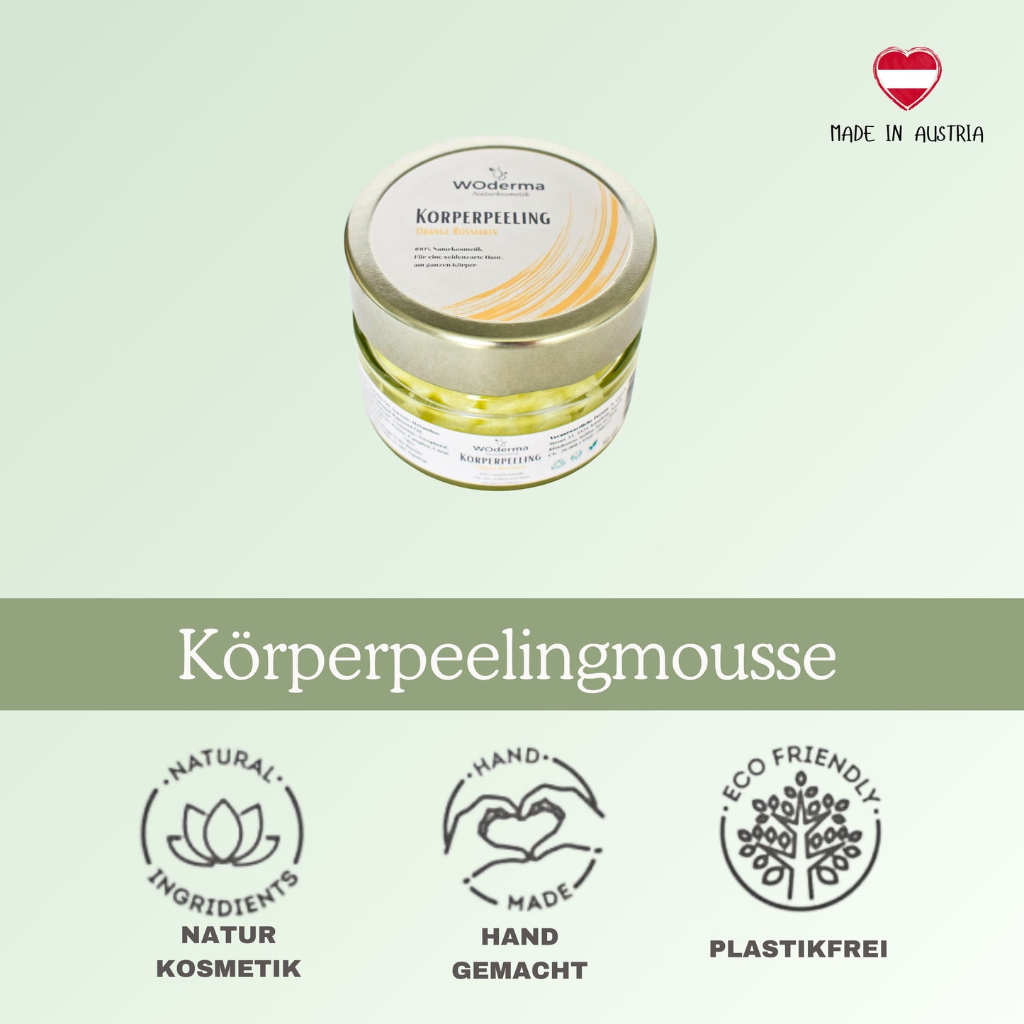 Körperpeeling mit BIO Orangen- und BIO Jojobaöl - Wild Origins