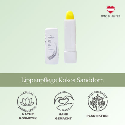 Lippenpflege mit BIO Sanddorn- und BIO Kokosöl - Wild Origins