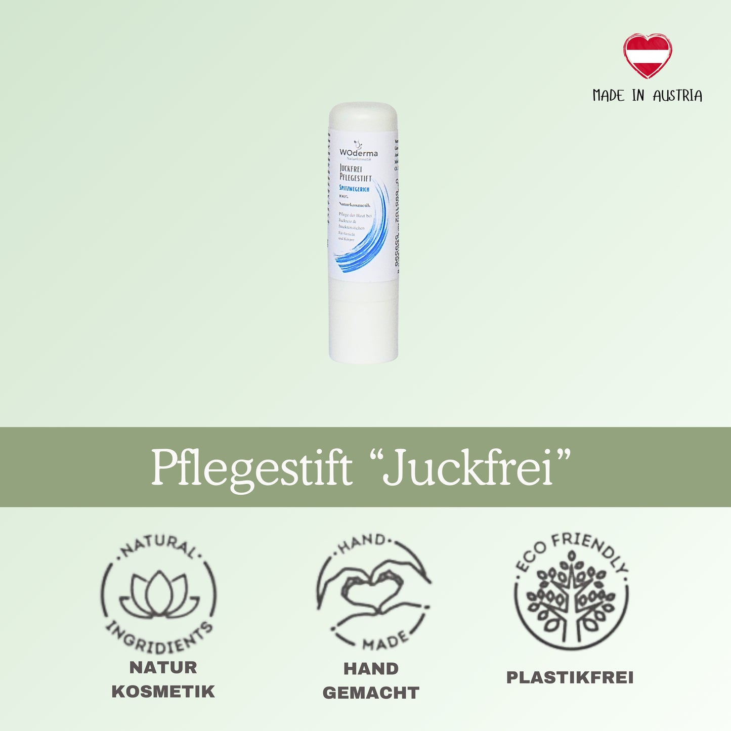 Juckfrei Pflegestift mit BIO Spitzwegerich - Wild Origins