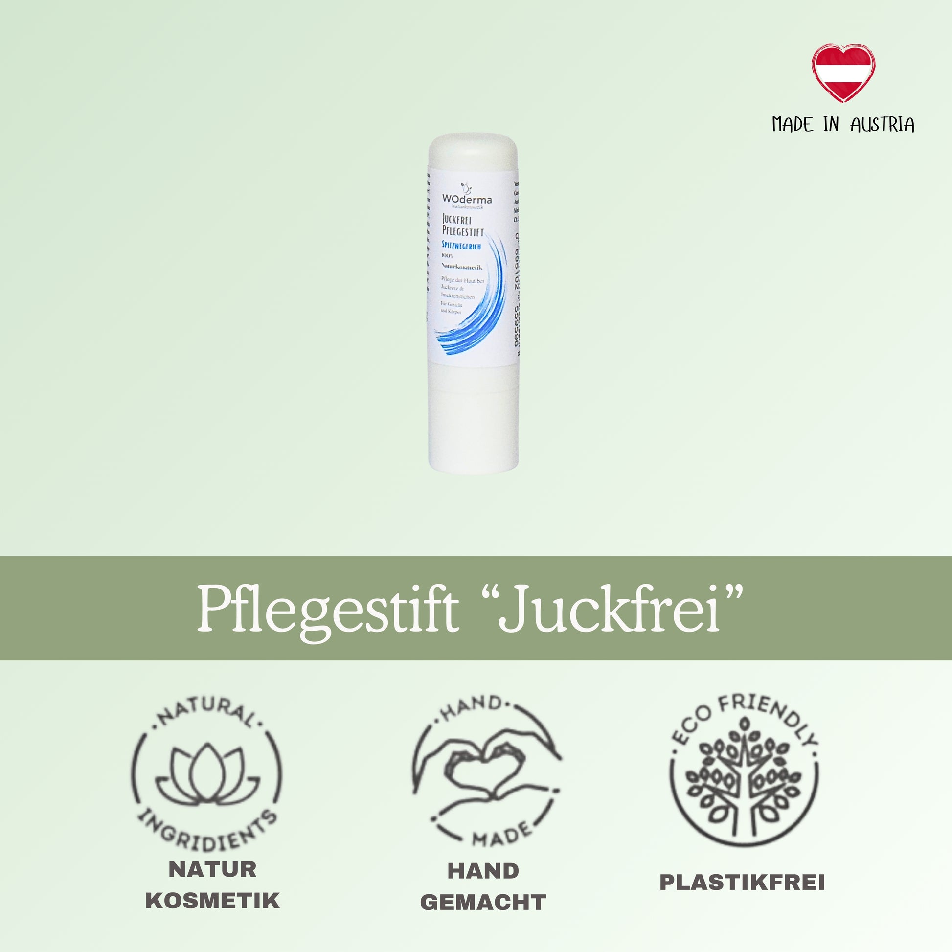 Juckfrei Pflegestift mit BIO Spitzwegerich - Wild Origins