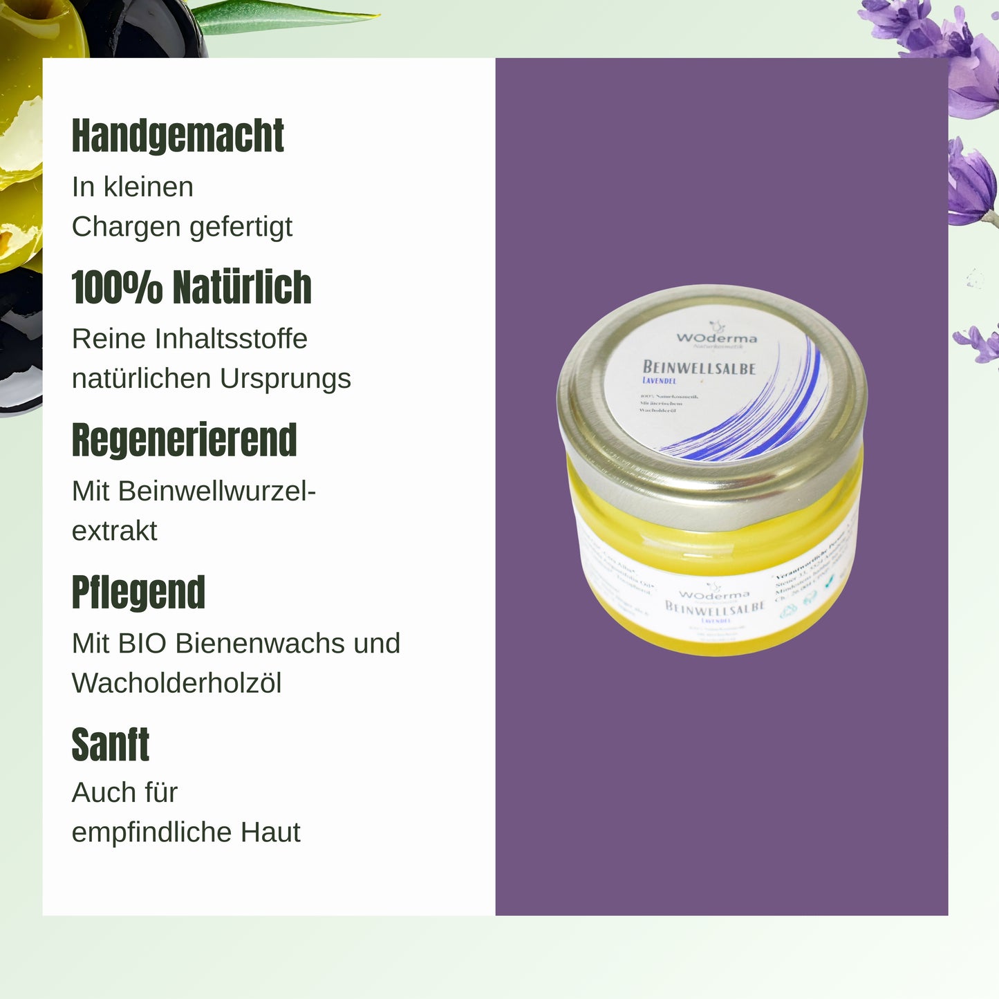 Beinwellsalbe mit BIO Lavendel - Wild Origins