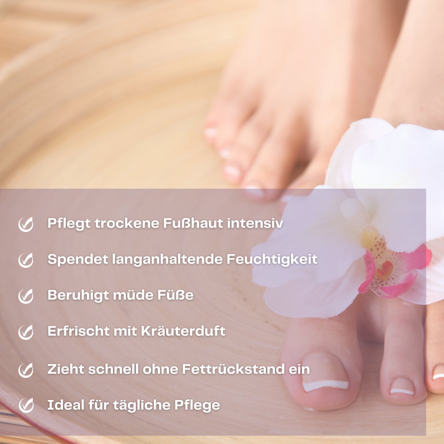 Fußmousse mit BIO Lavendel- und BIO Rosmarinöl - Wild Origins