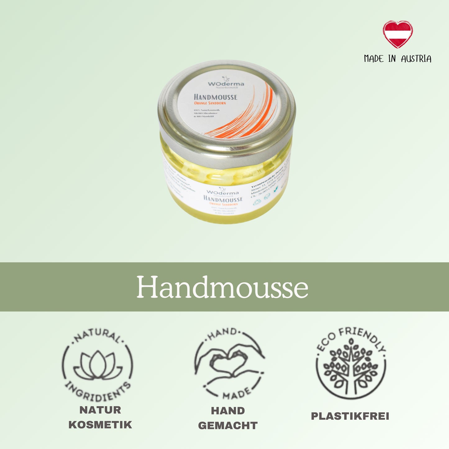 Handmousse mit BIO Sanddorn- und BIO Orangenöl - Wild Origins