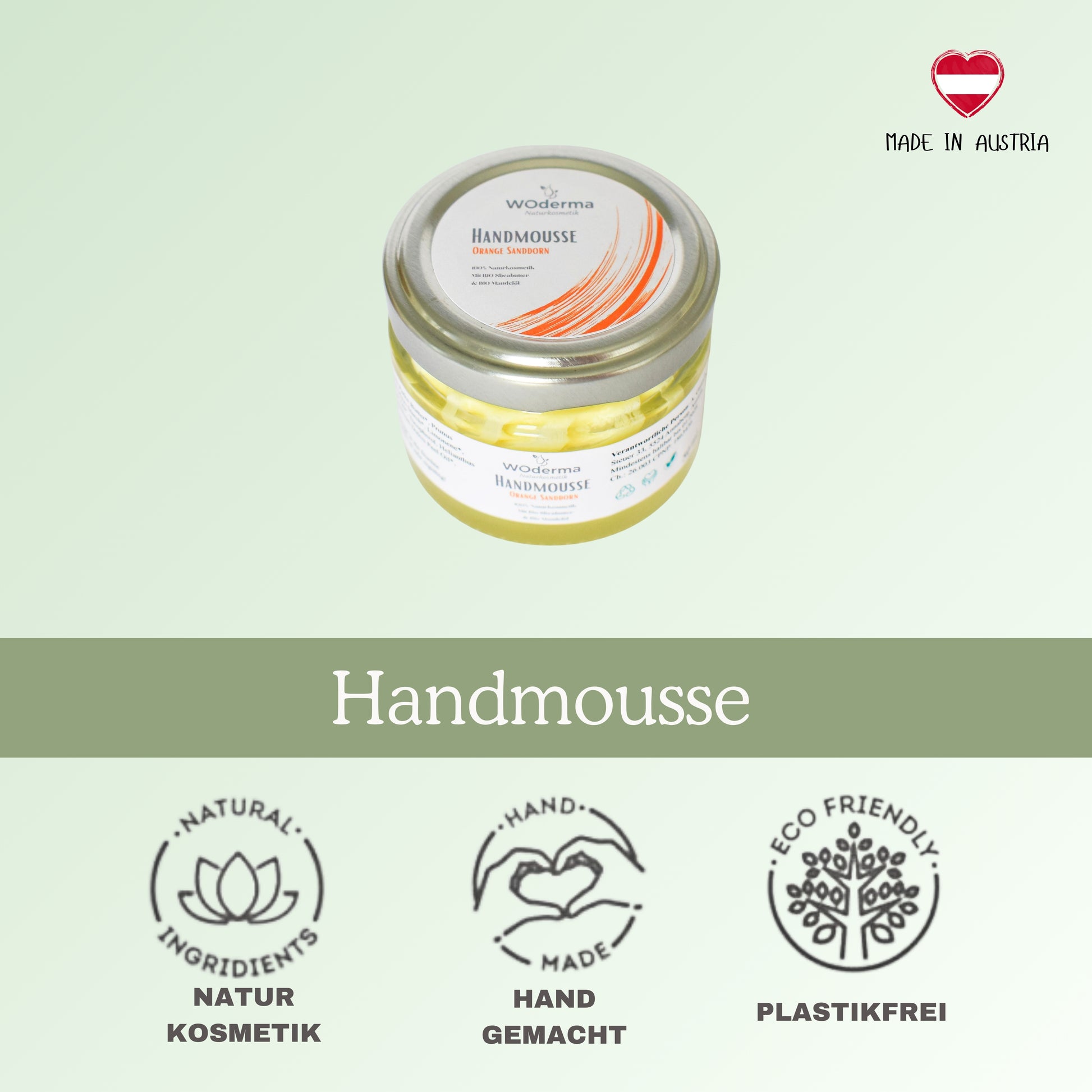 Handmousse mit BIO Sanddorn- und BIO Orangenöl - Wild Origins