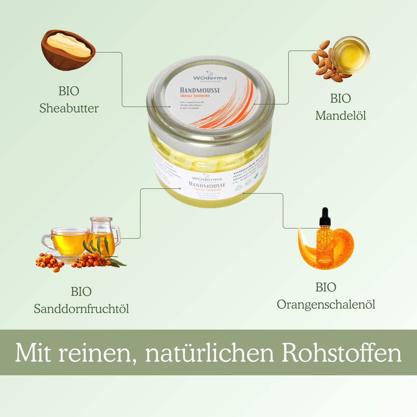 Handmousse mit BIO Sanddorn- und BIO Orangenöl - Wild Origins