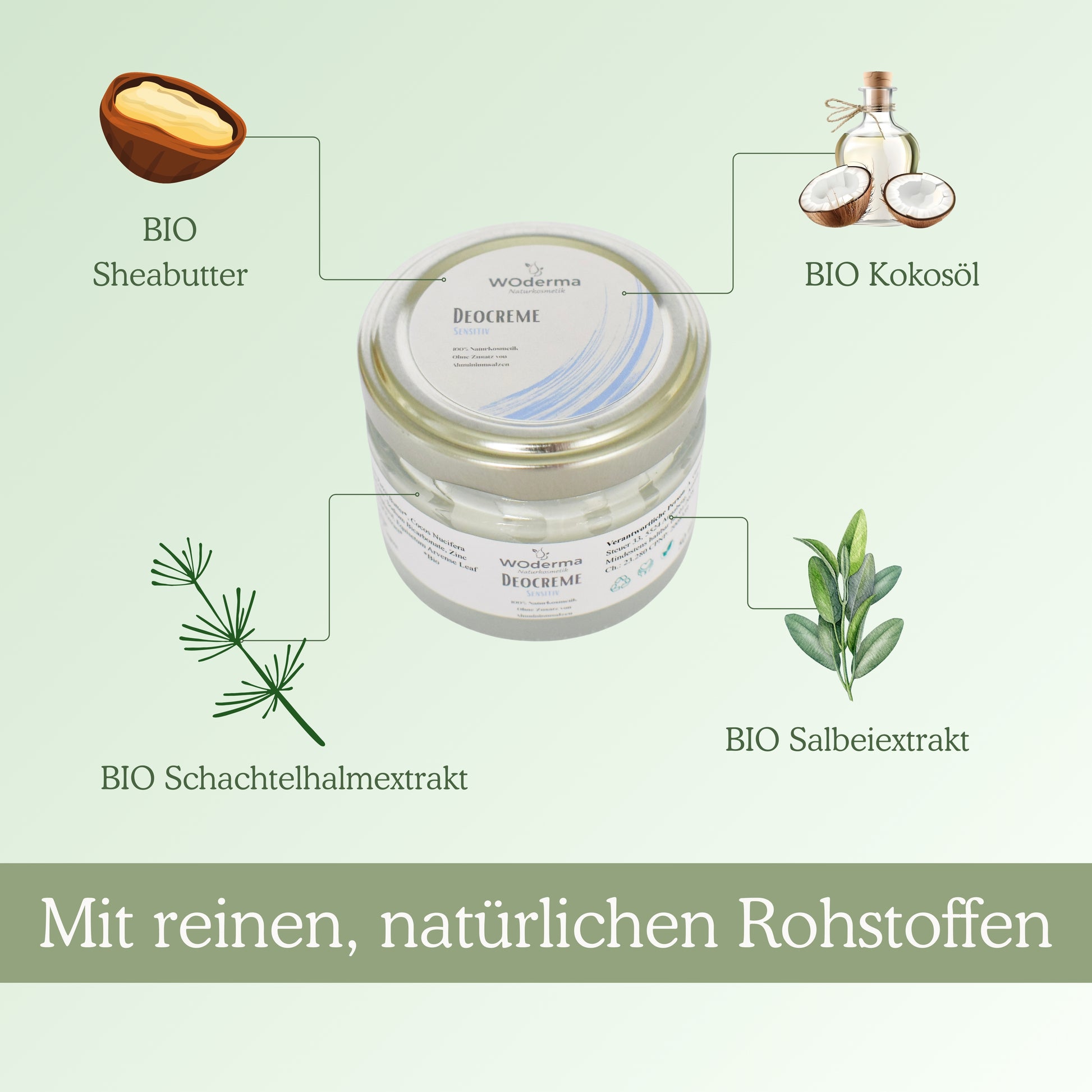 Deocreme mit BIO Sheabutter und BIO Kokosöl - Wild Origins