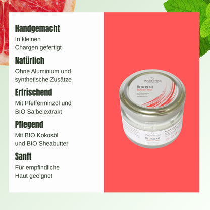 Deocreme mit ätherischem Grapefruit- und Pfefferminzöl - Wild Origins